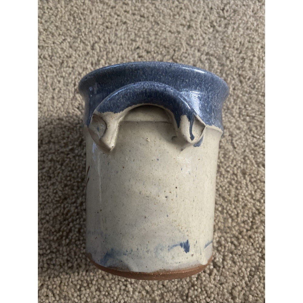 VTG Robinson Ransbottom Pottery stoneware crock Hand Painted - Picture 4 of 10